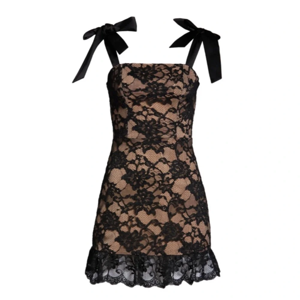 Bronx and Banco Willow Black Lace Dress XL New With Tags